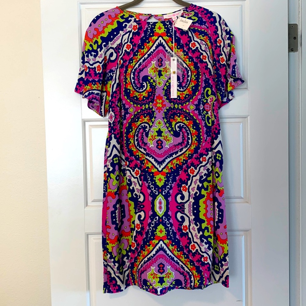 NWT Alice & Trixie Dress.So colorful & beautiful, lightweight & comfy for summer